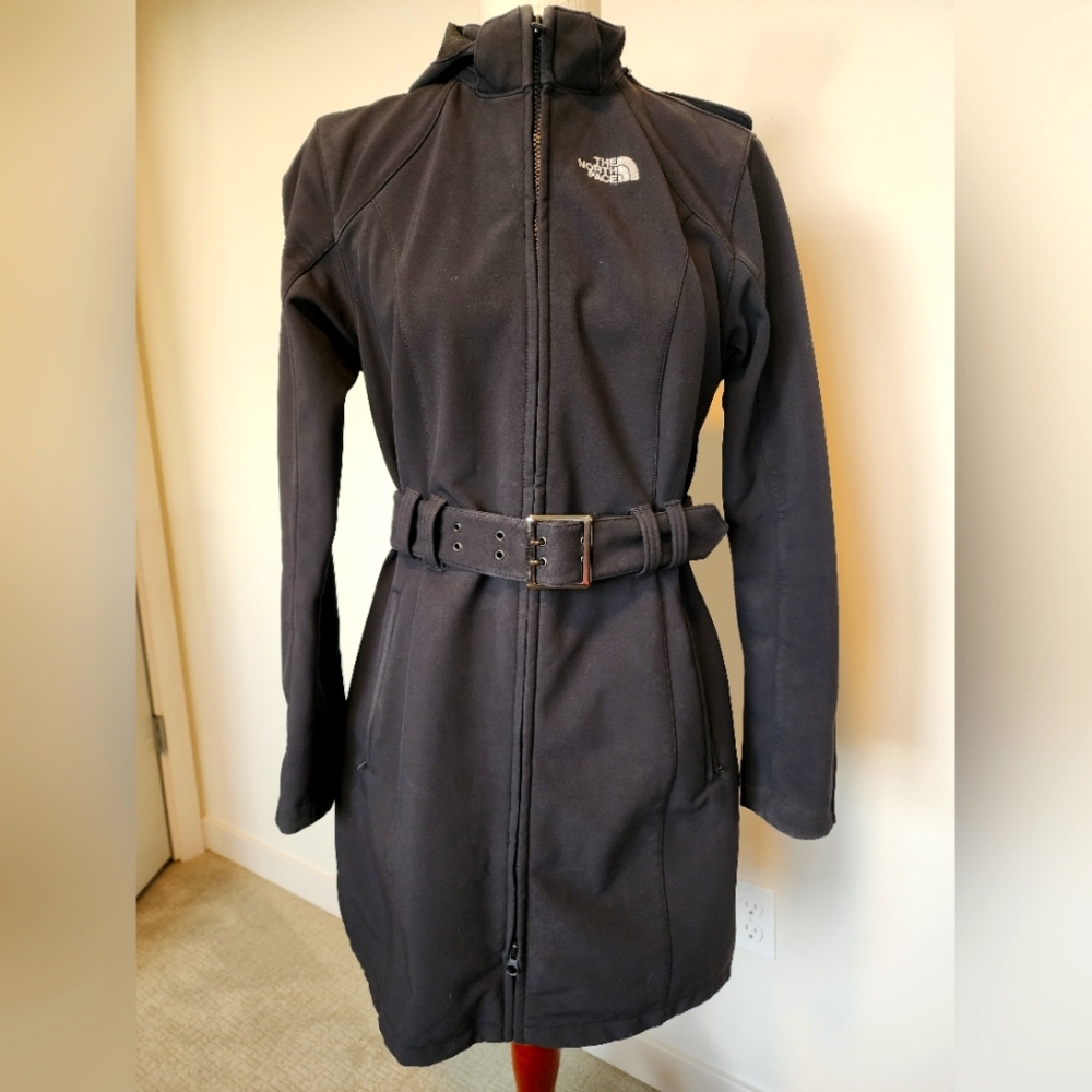 North Face S Fleece Lined Trench Jacket